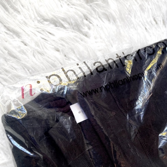 NWT Revolve x n:PHILANTHROPY Gravity Distressed Jogger Pants in Black - Picture 5 of 8